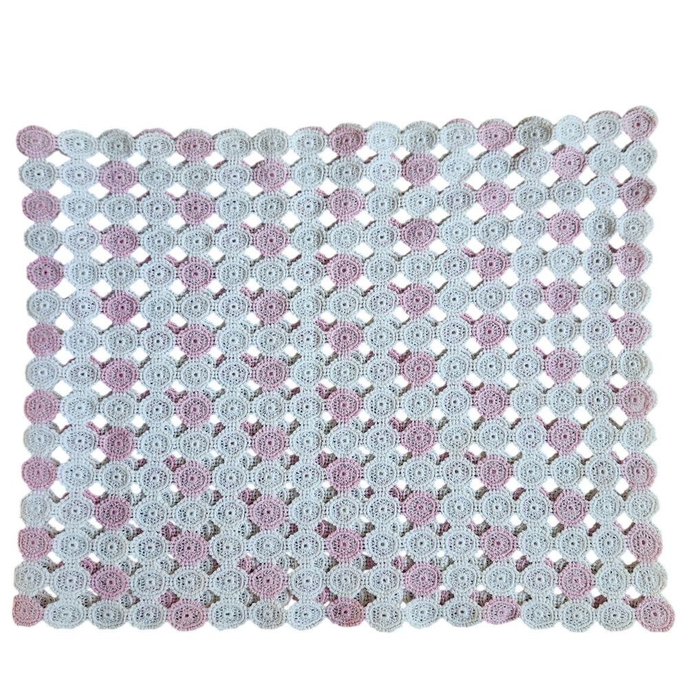 Vintage handmade crocheted doily